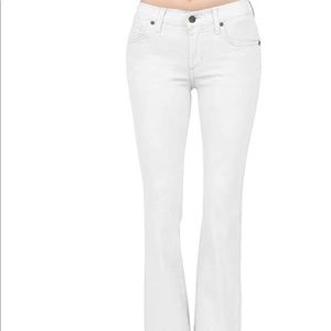 Slim boot cut stretch pants